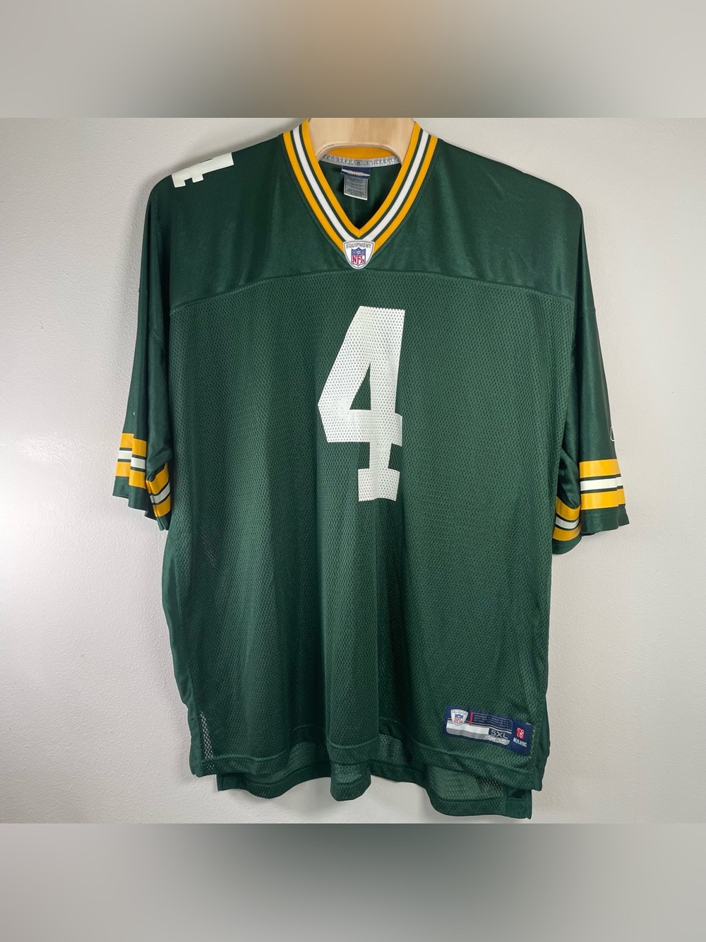 Vintage Reebok Green Bay Packers Jersey Brett Favre Men's size 5XL NFL